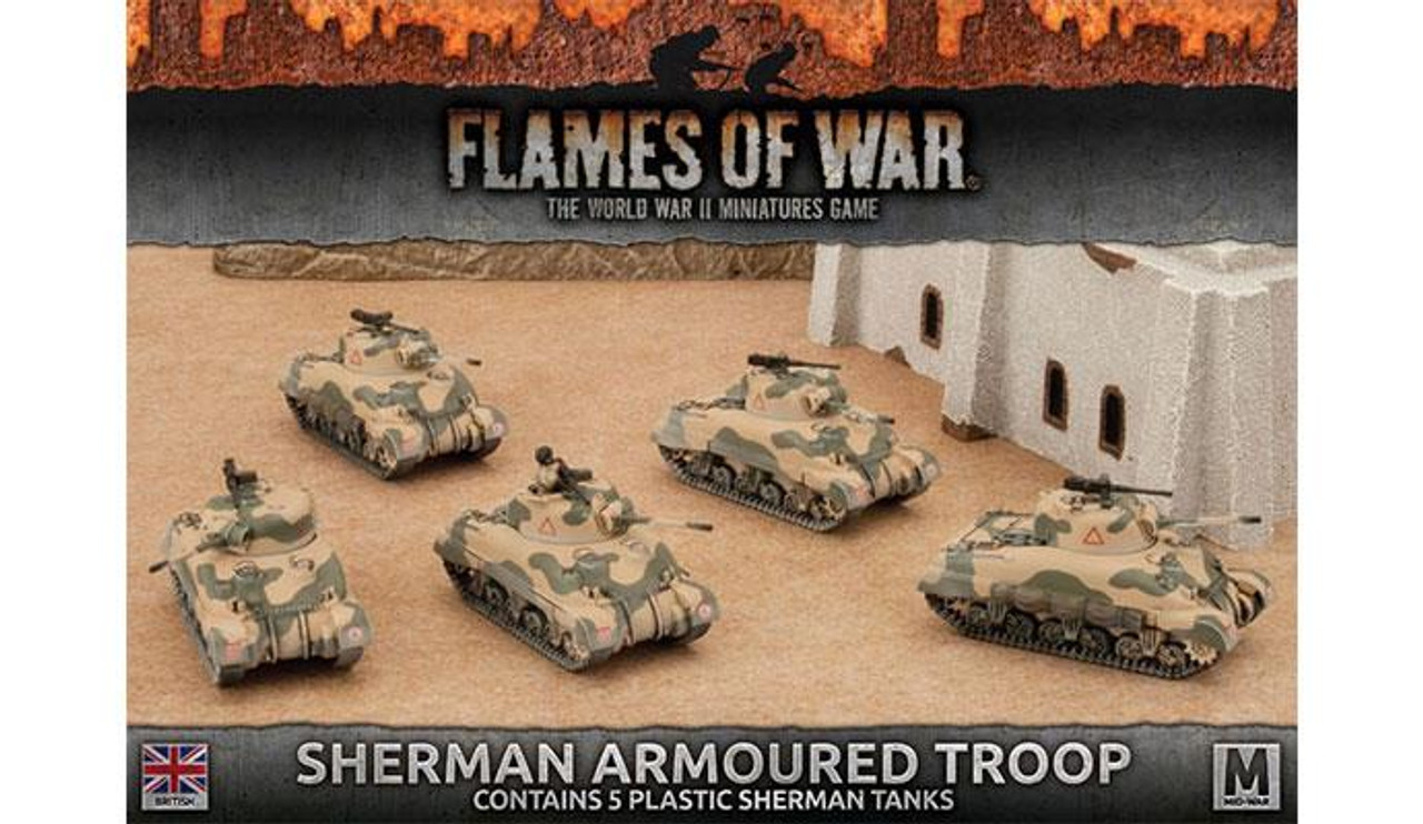 Desert Rats Sherman Armoured Troop - BBX42