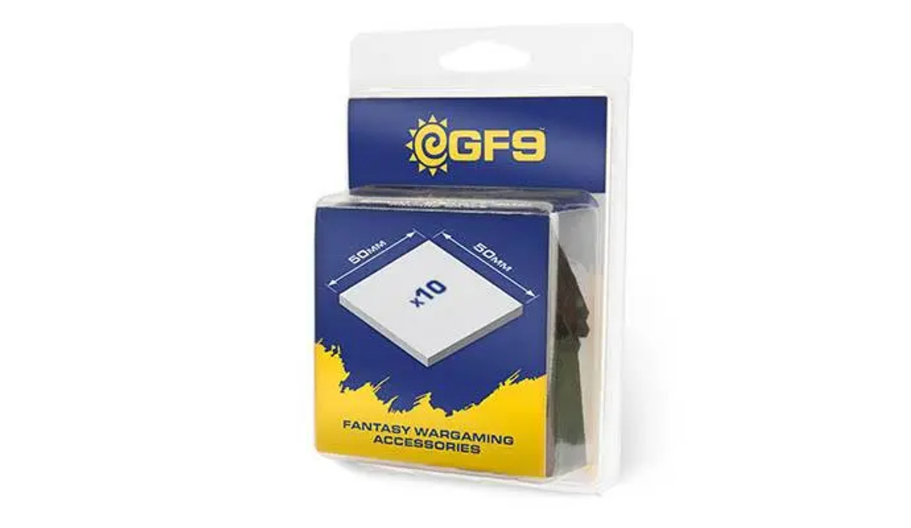 GF9: MDF Bases 50mm x 50mm (10)