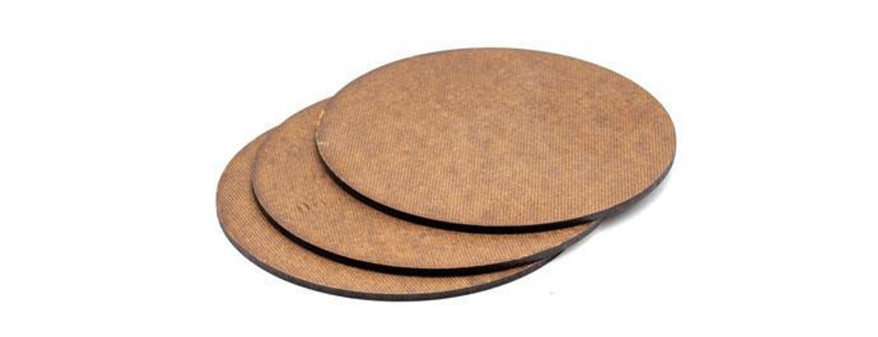 GF9 Econo Bases 130mm Round (x3)