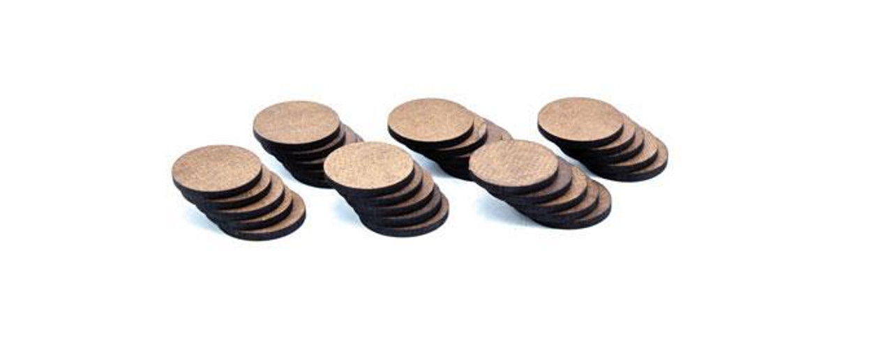 GF9 Econo Bases 30mm round (x30)