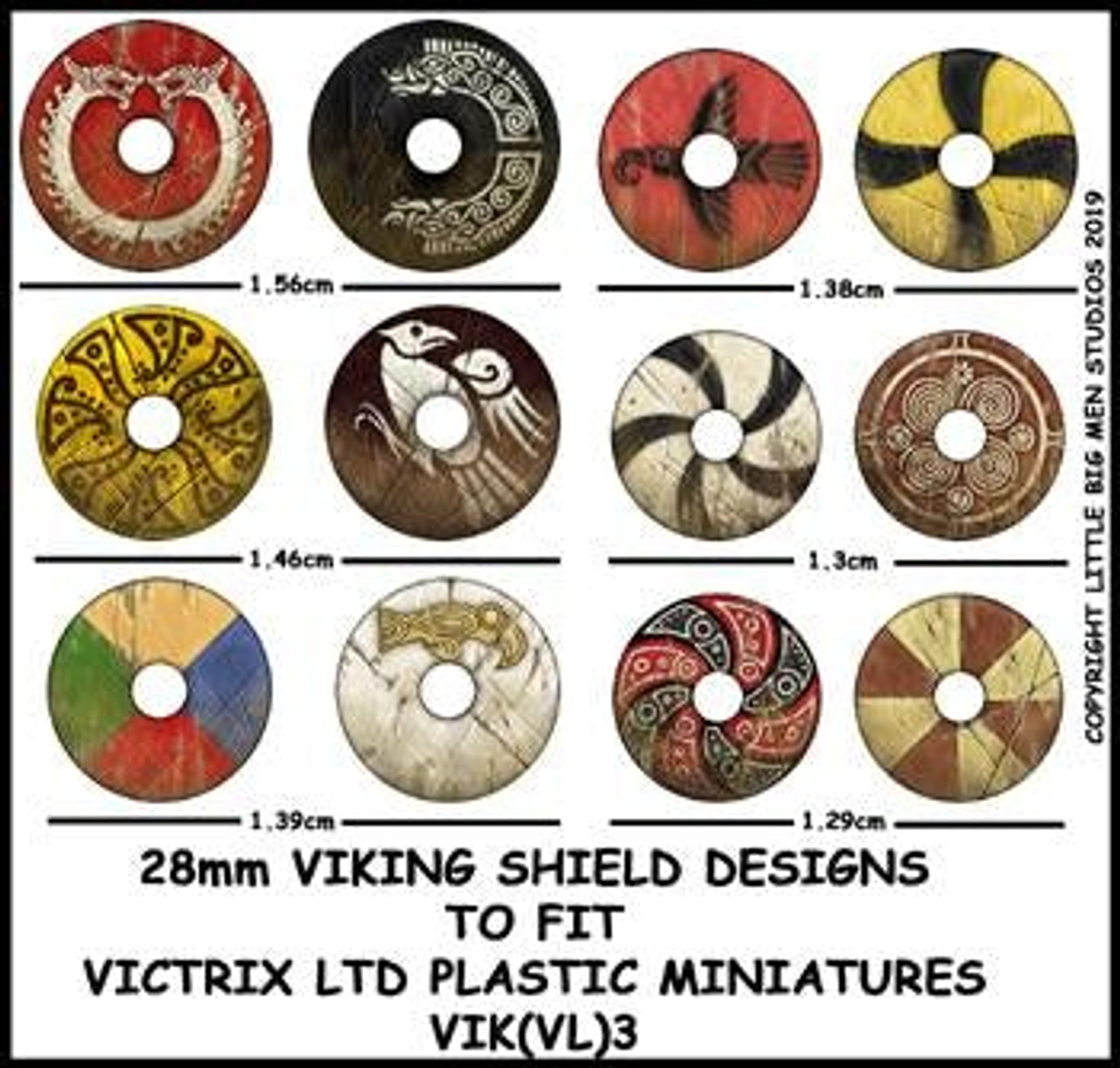 Viking Shild Designs 3 - VIK3