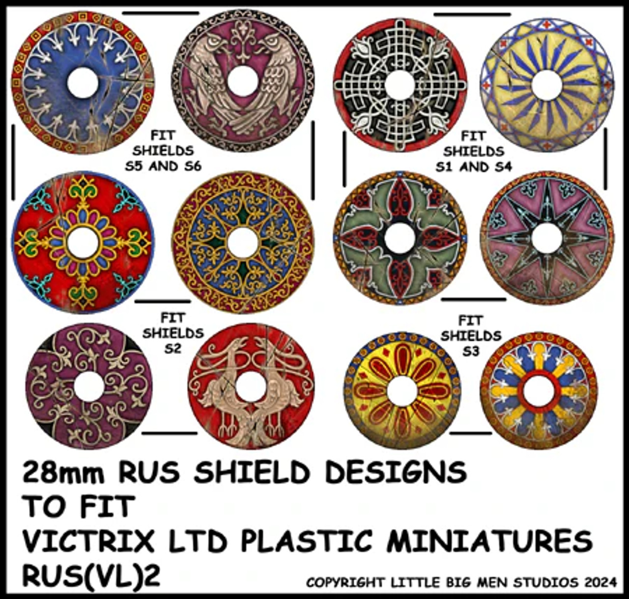 Rus Shield Designs 2 - RUS(VL)2