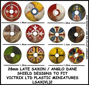 Late Saxon/Anglo Dane Shield Designs 2 - LSAX(VL)2