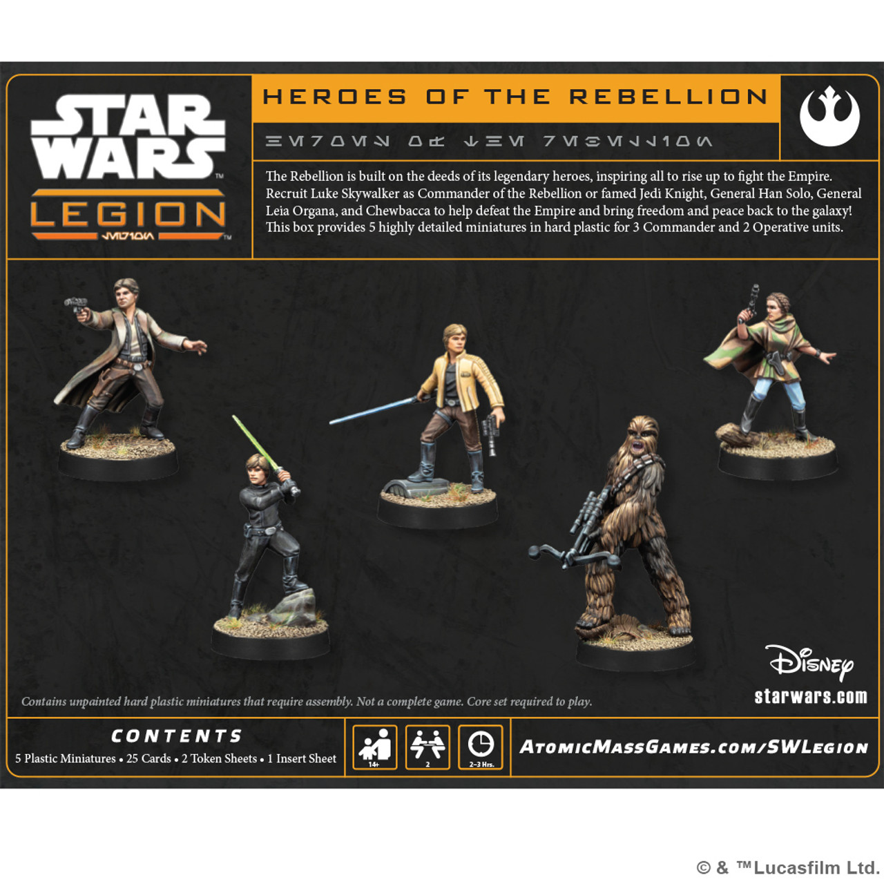 SW Legion: Heroes of the Rebellion Character Pack