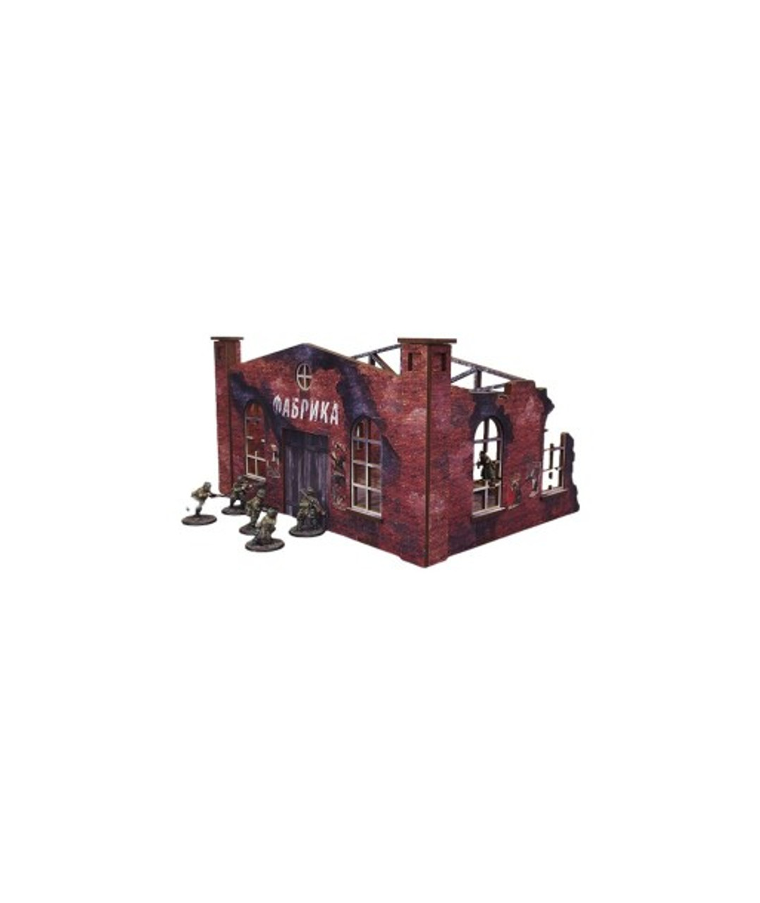 WW2 Ostfront Stalingrad Factory Front (1) (28mm) PREPAINTED