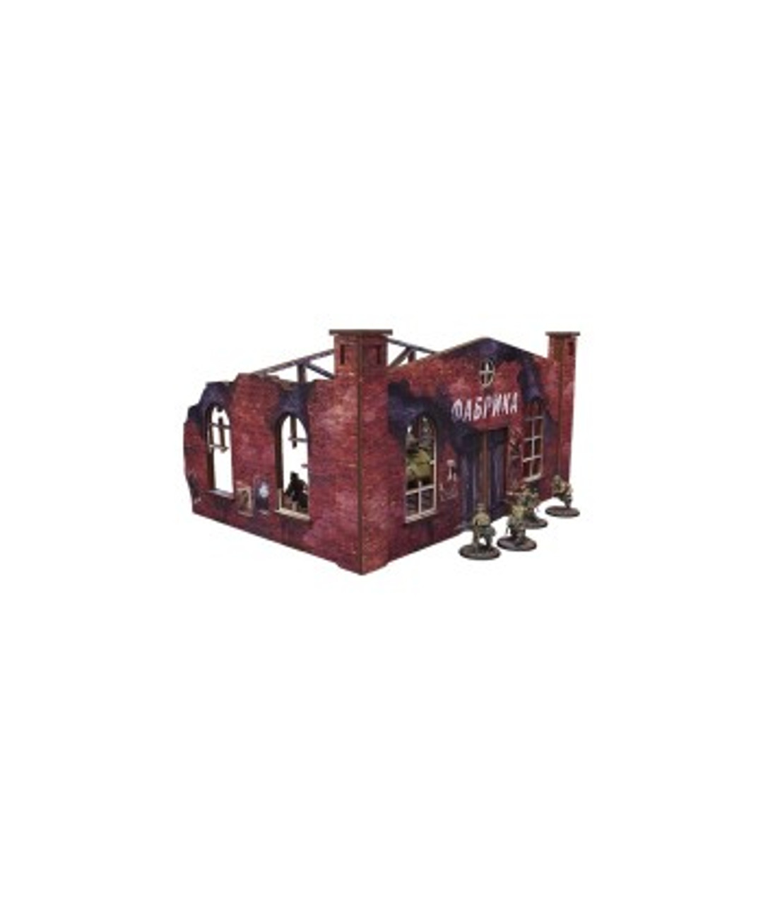 WW2 Ostfront Stalingrad Factory Front (1) (28mm) PREPAINTED