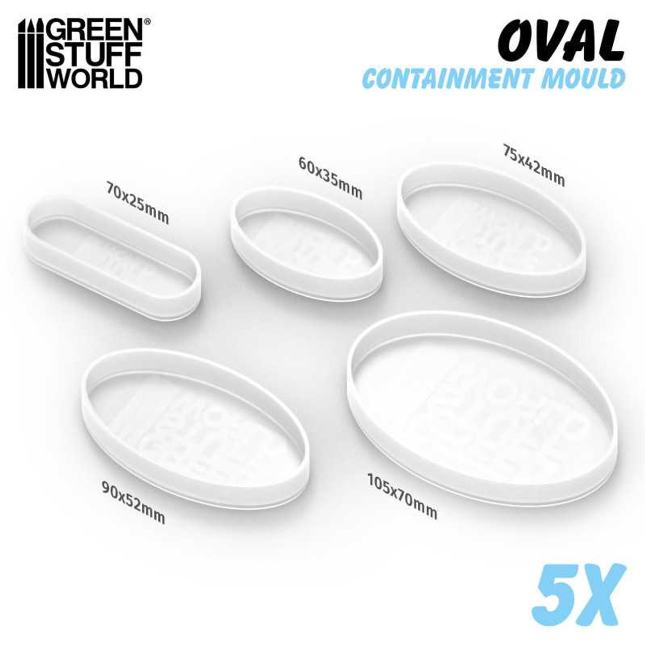 Containment Molds for Oval Bases
