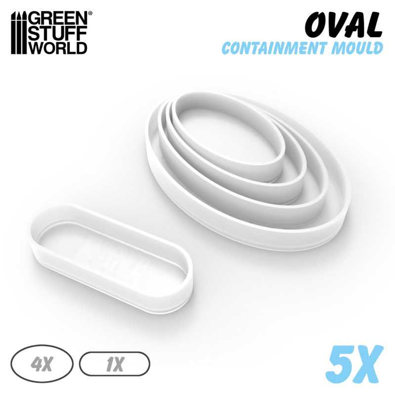 Containment Molds for Oval Bases