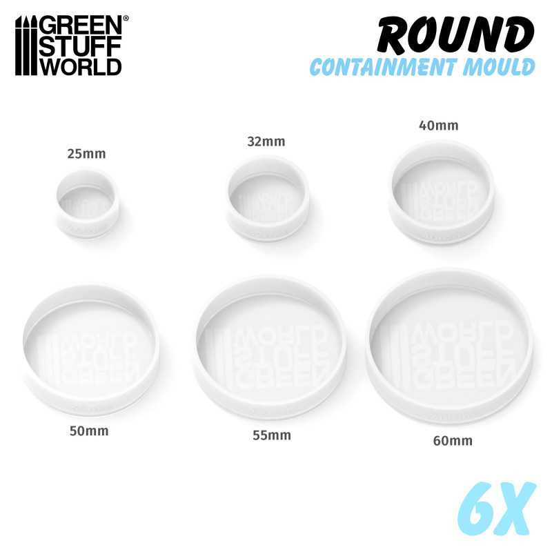Containment Molds for Round Bases