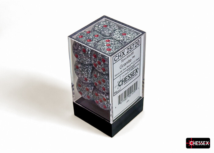 Speckled: 16mm D6 Granite (12)