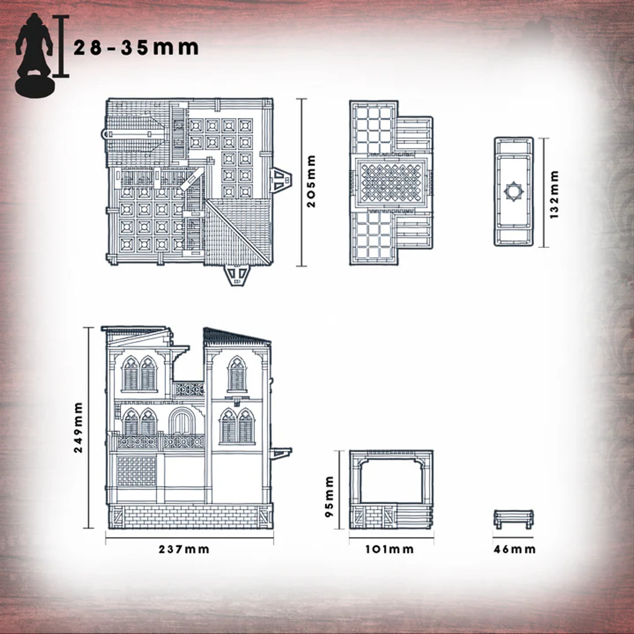 Casa Asimmetrica CHROMA Pre-coloured