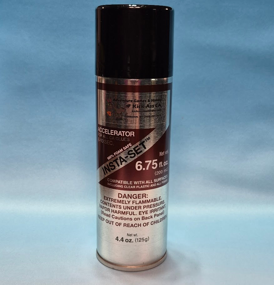 Insta-Set Aerosol Spray Foam Safe CA Accelerator 6.75fl.oz