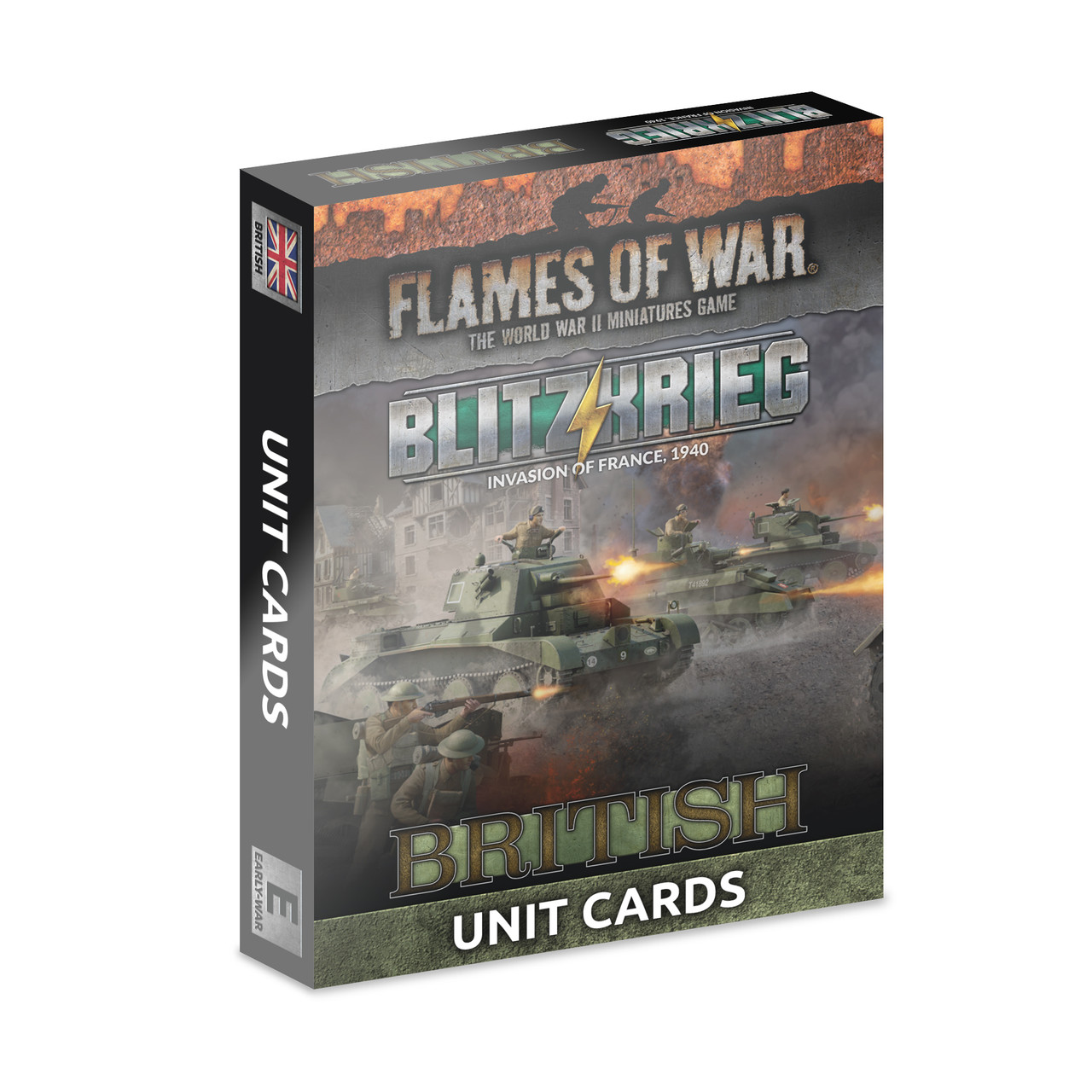 Blitzkrieg British Unit Cards (x28 Cards) - Limited Edition - FW281BC