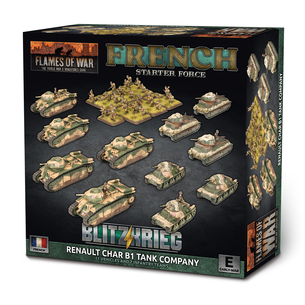 French Char B1 bis Combat Company (plastic)