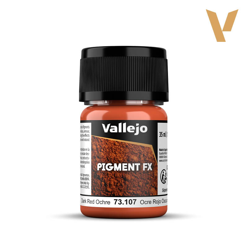 Vallejo Acrylic Pigment: Dark Red Ochre