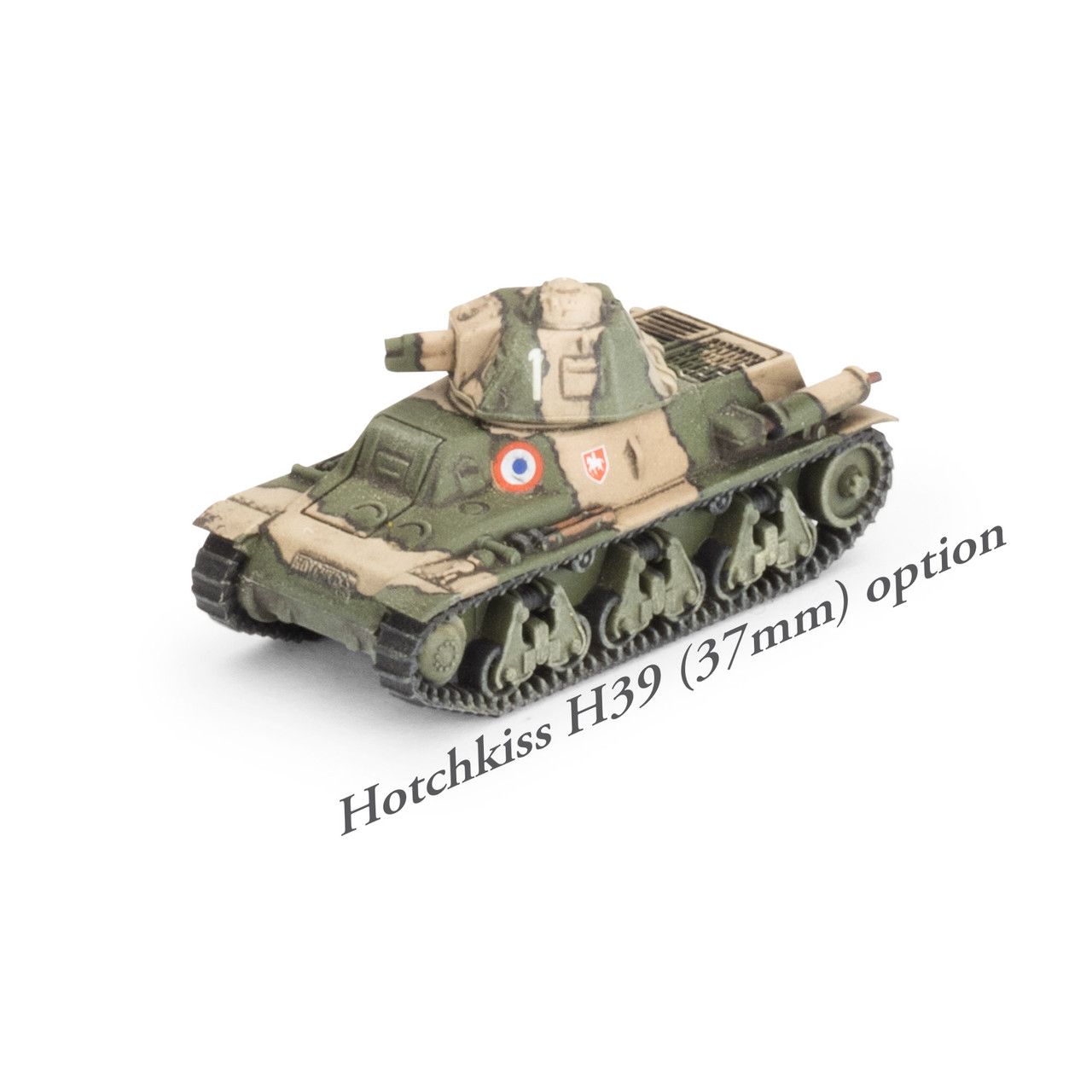 French H35 / H39 Hotchkiss Tank Platoon (x5 Plastic)