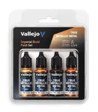 Imperial Gold Color Set True Metallic Metal (4 Color Set)