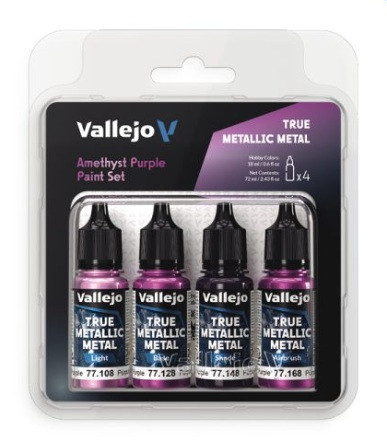 Amethyst Purple Color Set True Metallic Metal (4 Color Set)