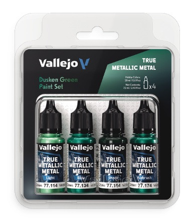 Dusken Green Color Set True Metallic Metal (4 Color Set)