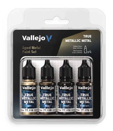 Aged Metal Color Set True Metallic Metal (4 Color Set)