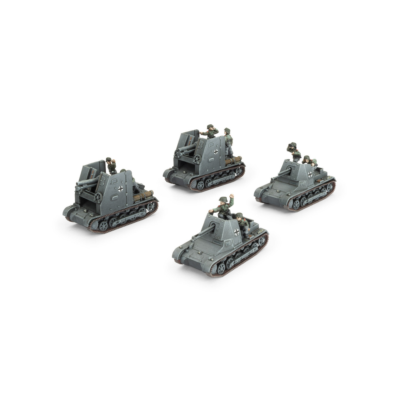 German Panzerjager I Anti-tank Platoon (x4 Plastic)