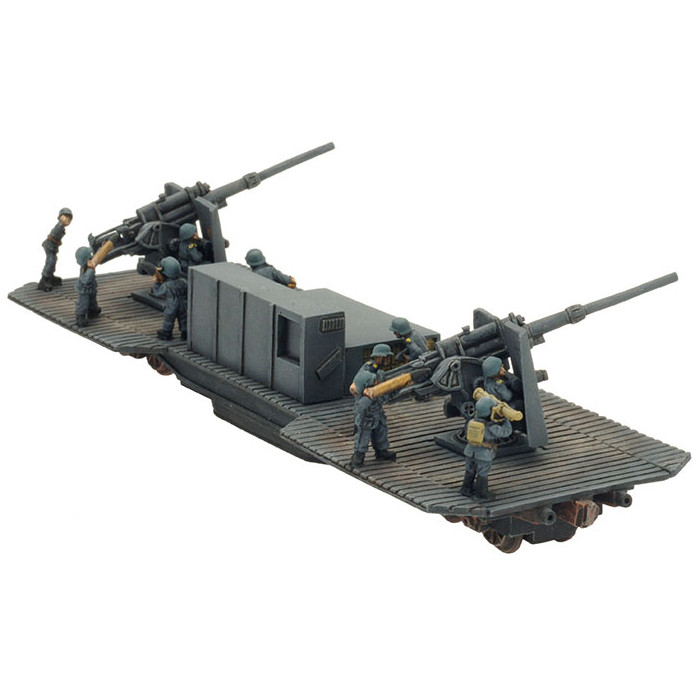Twin 8.8cm FlaK Railway car