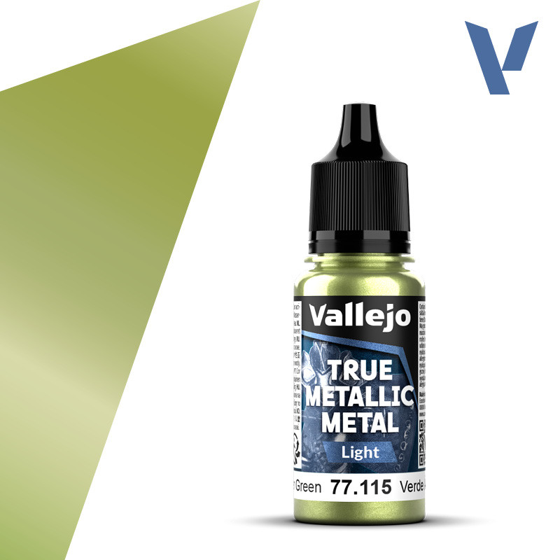 Amber Green - Light True Metallic Metal 18ml