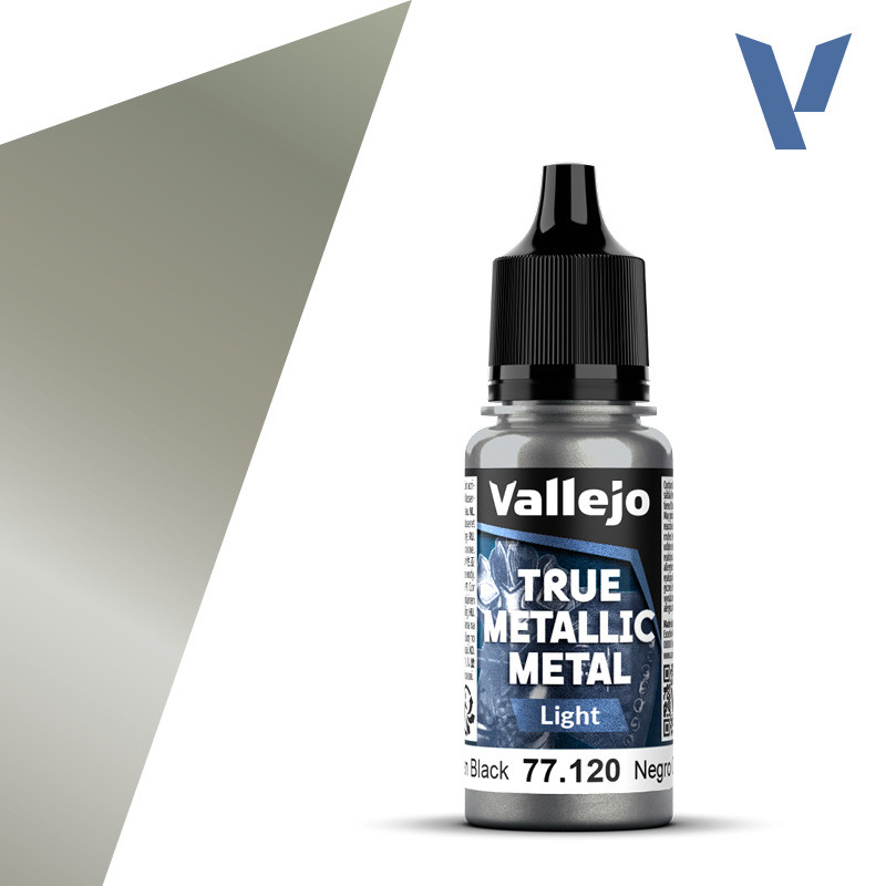 Obsidian Black - Light True Metallic Metal 18ml