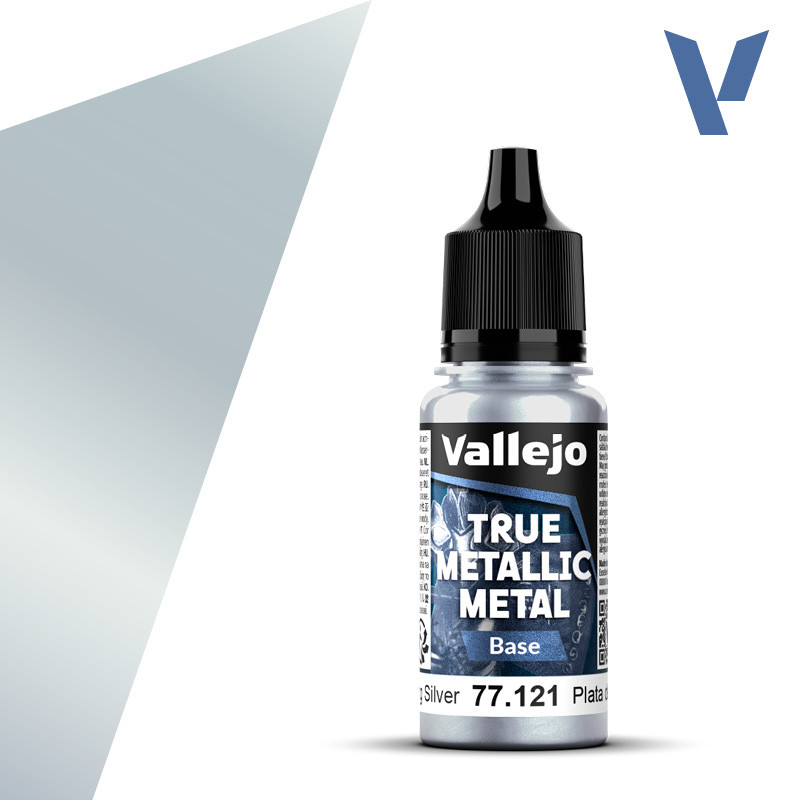 Sterling Silver - Base True Metallic Metal 18ml