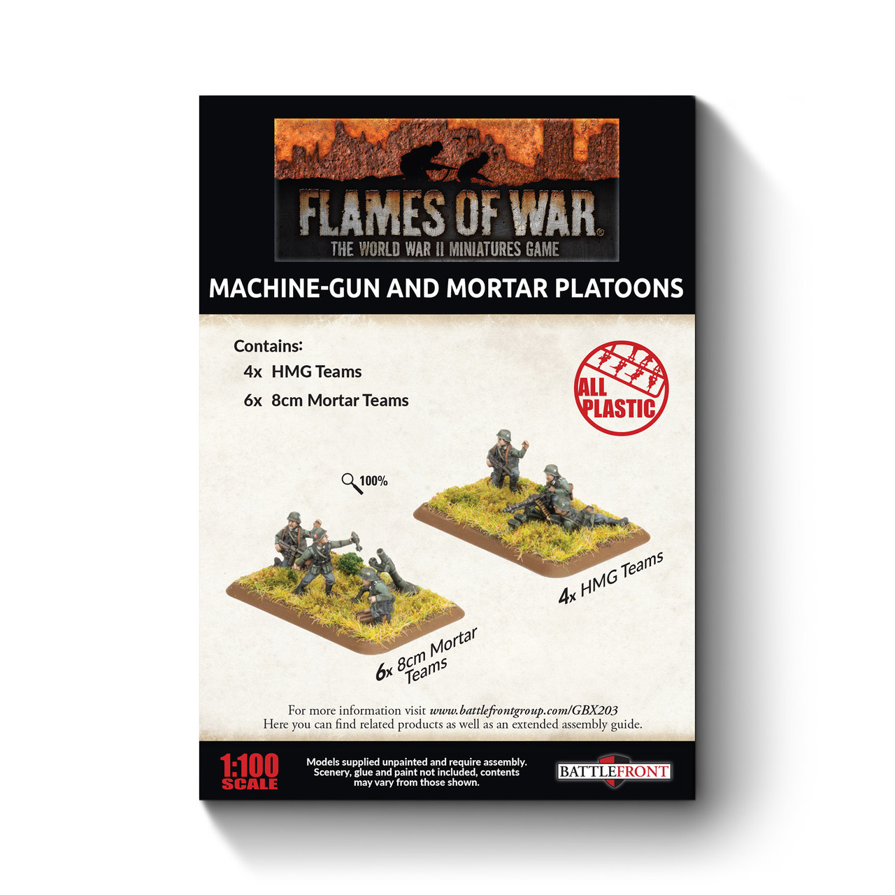 German HMG and Mortar Platoons (Early, Plastic)