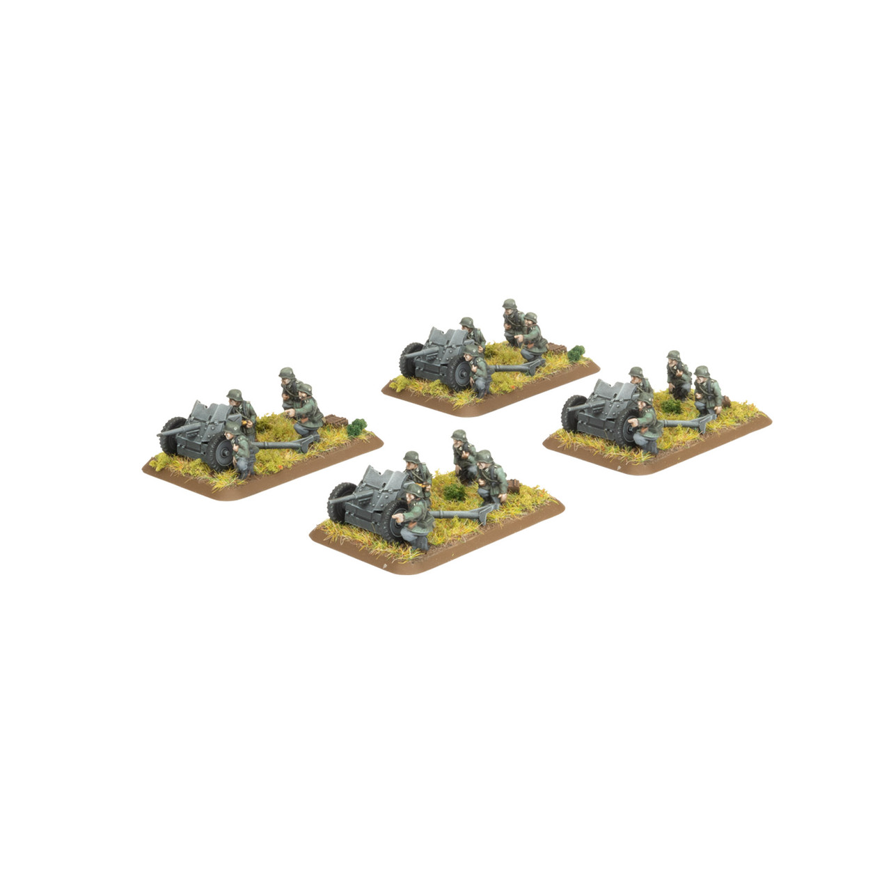 German 3.7cm Tank Hunter Platoon (Early) (x4 guns Plastic)