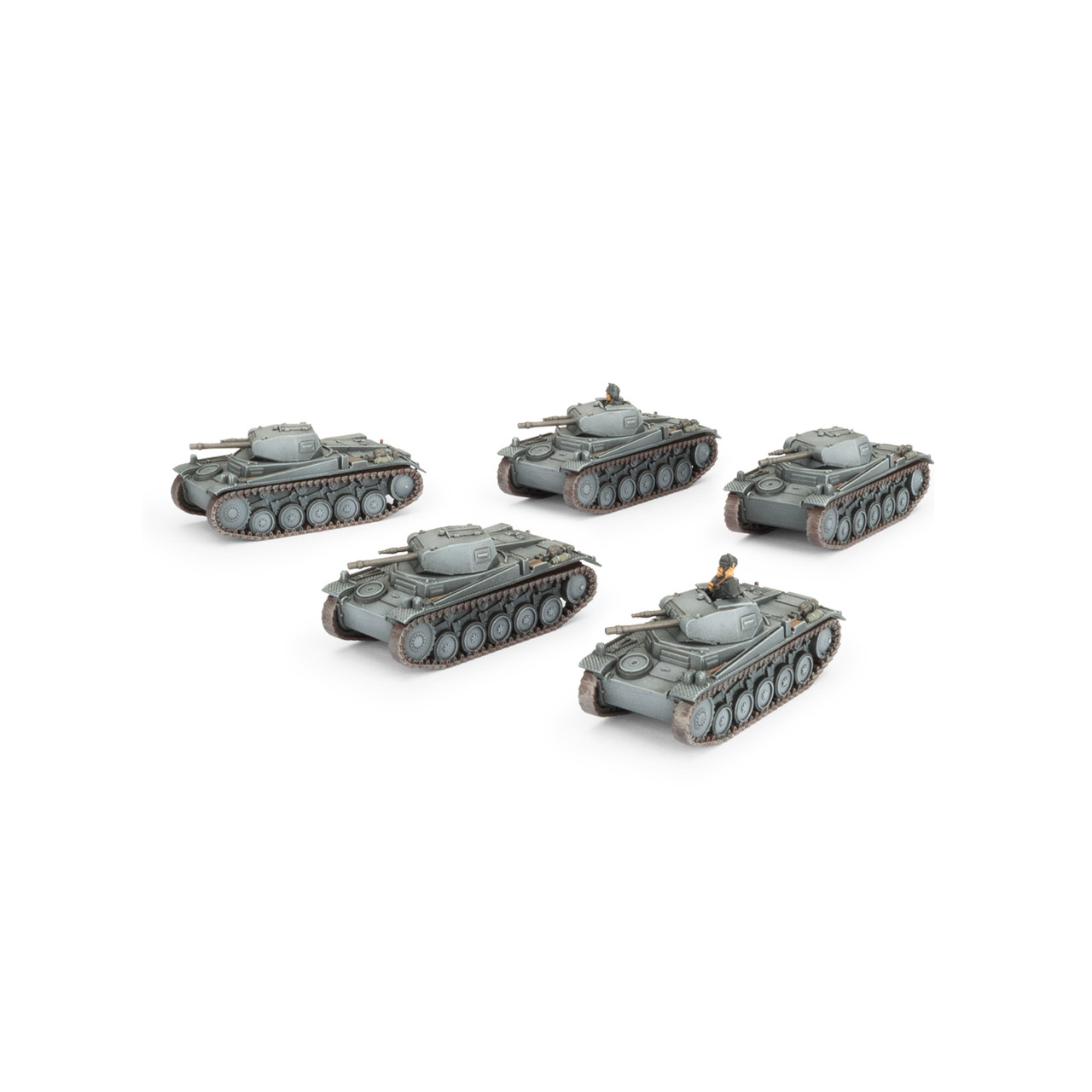 German Panzer II Platoon (x5 Plastic)
