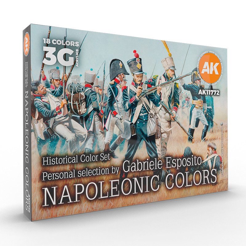 AK Interactive Historical Color Set. Napoleonic Colors By Gabriele Esposito