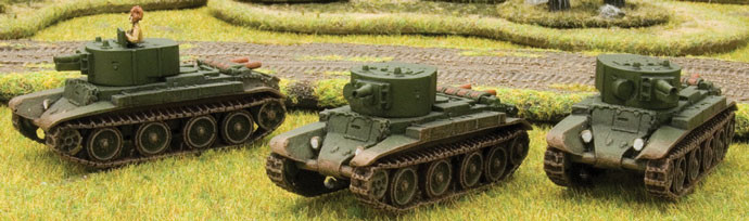 Soviet BT-7A Self-propelled Gun Platoon (Out of Print)