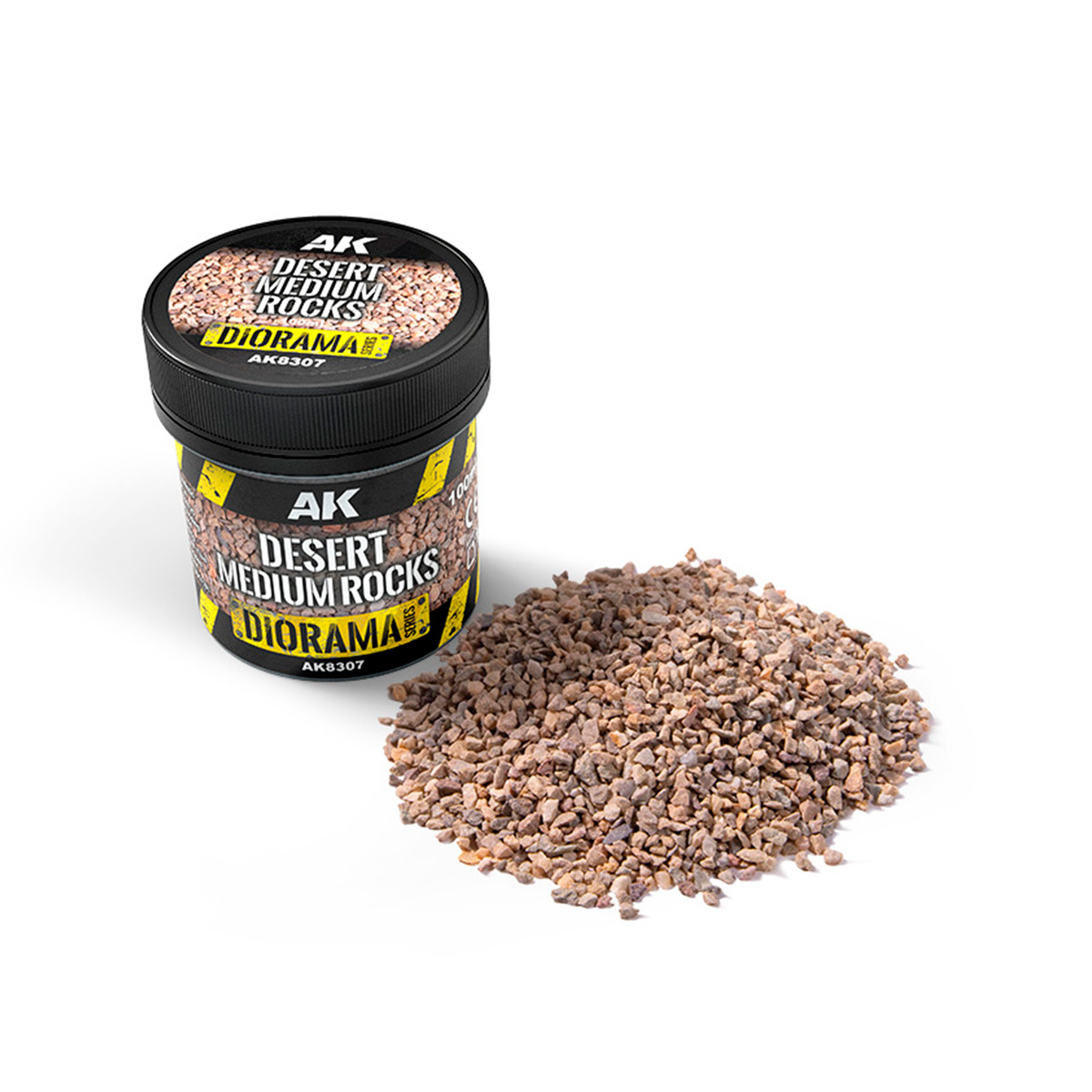 AK Interactive Desert Medium Rocks 100ml