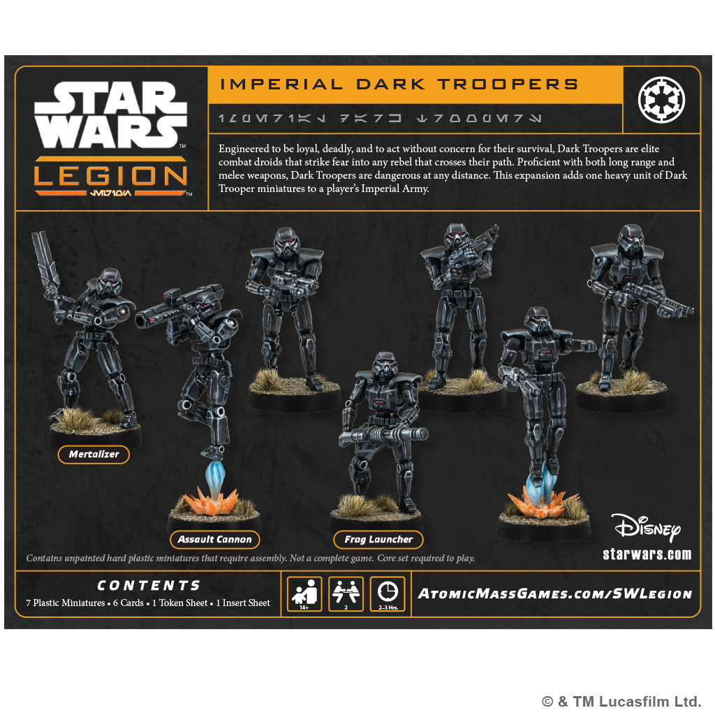 SW Legion: Dark Troopers