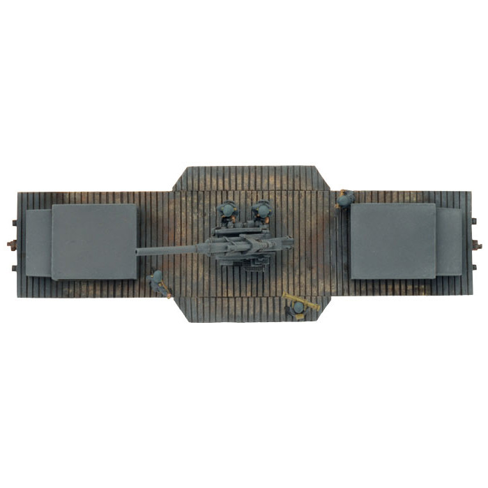 German 10.5cm FlaK Railway Car