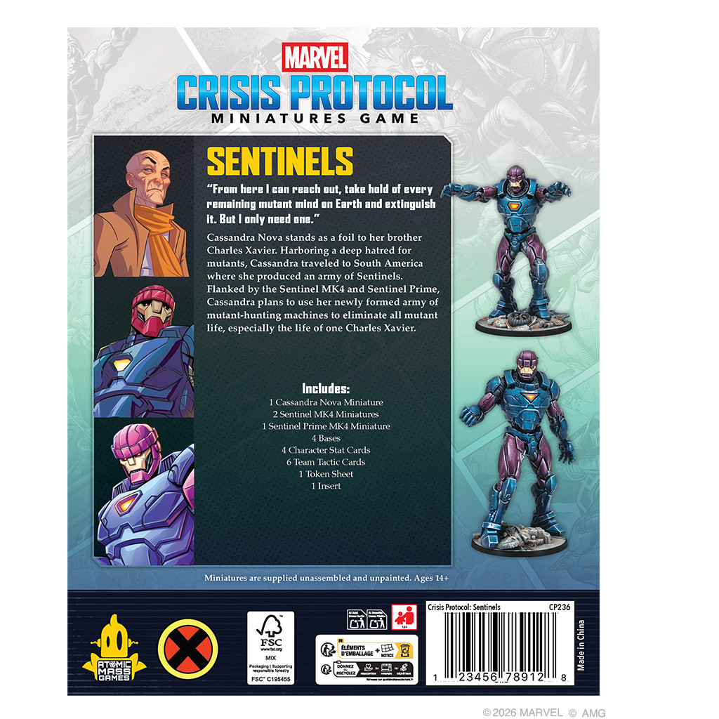 Crisis Protocol - Sentinels Affiliation Pack