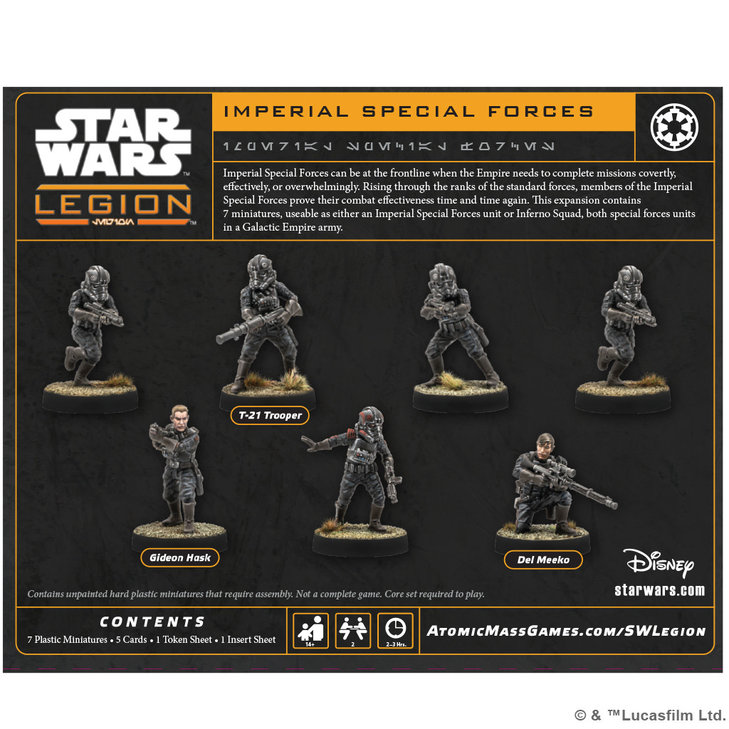 SW Legion: Imperial Special Forces