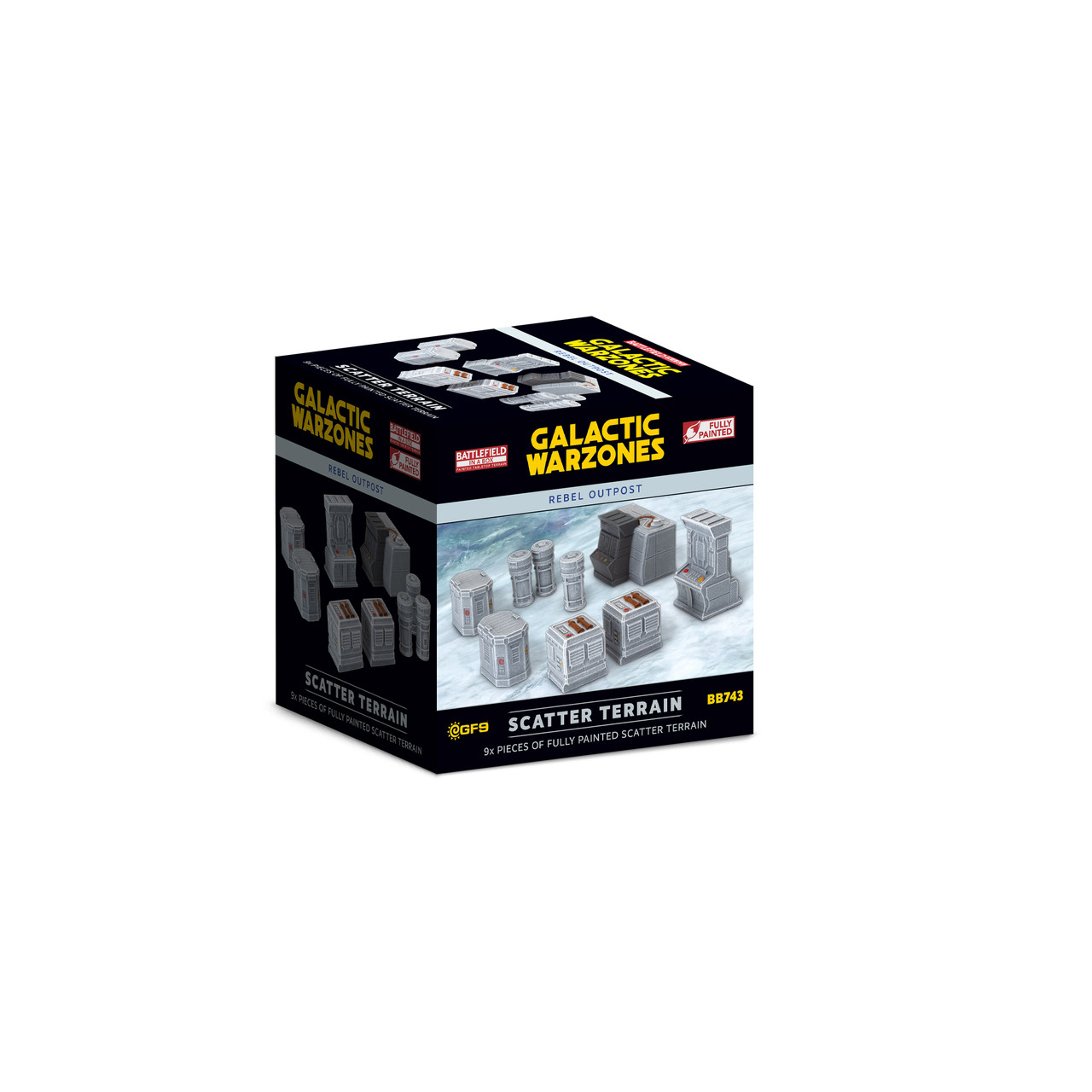 Galactic Warzones: Rebel Outpost - Scatter Terrain (x9)