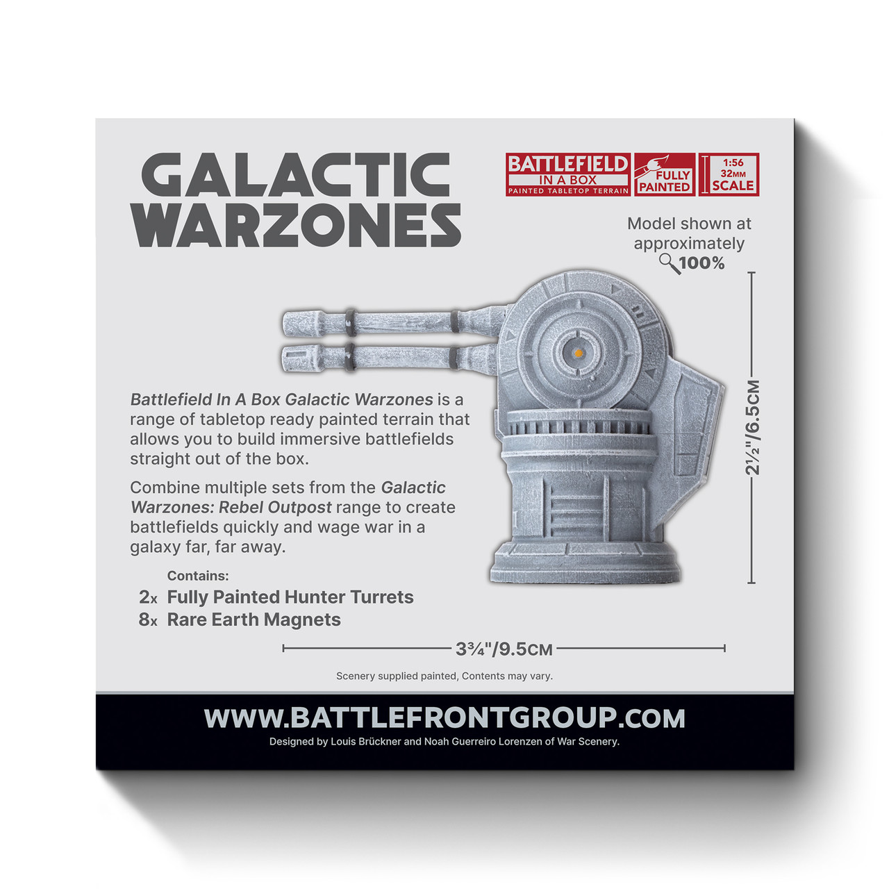 Galactic Warzones: Rebel Outpost - Hunter Turrets (x2)