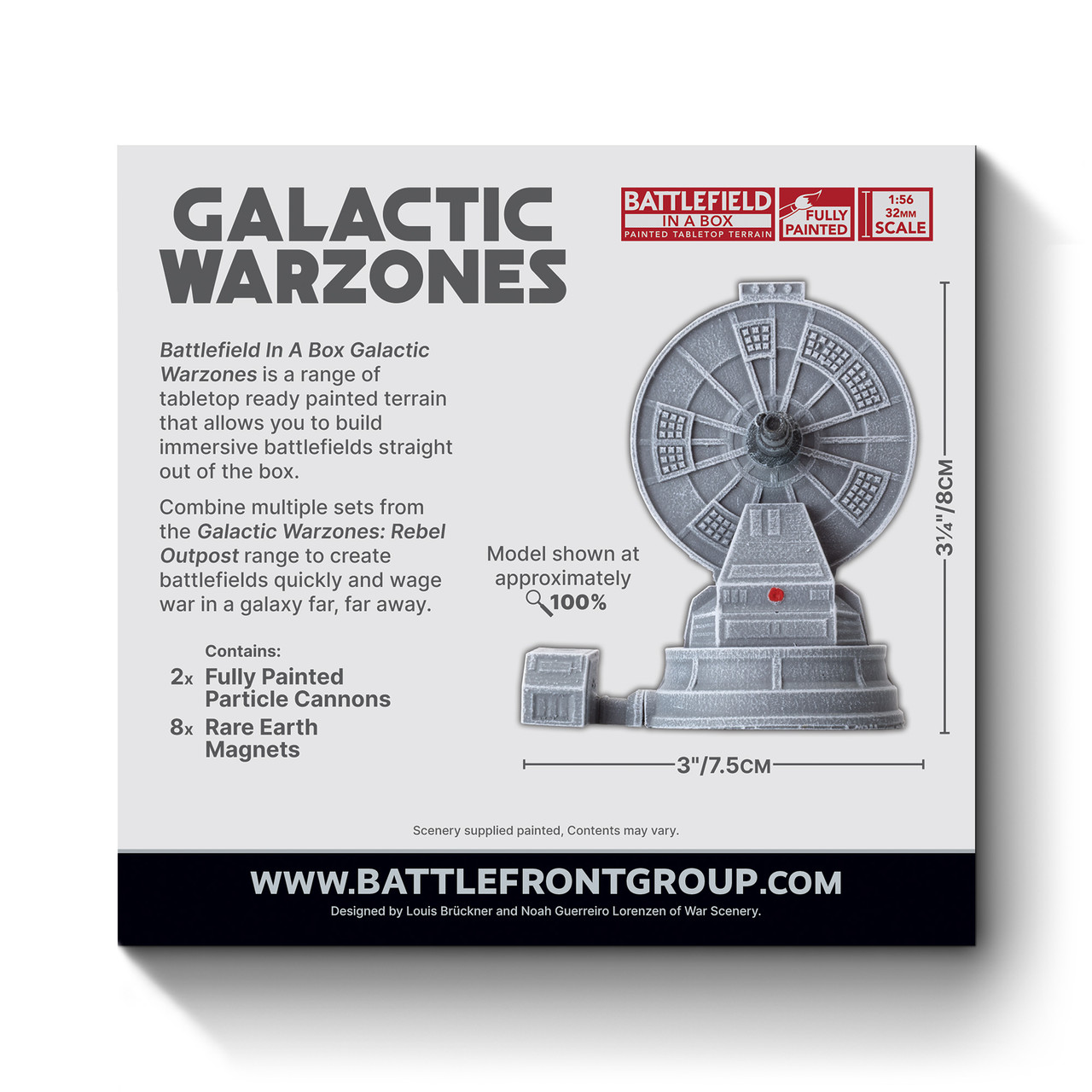 Galactic Warzones: Rebel Outpost - Particle Cannons (x2)