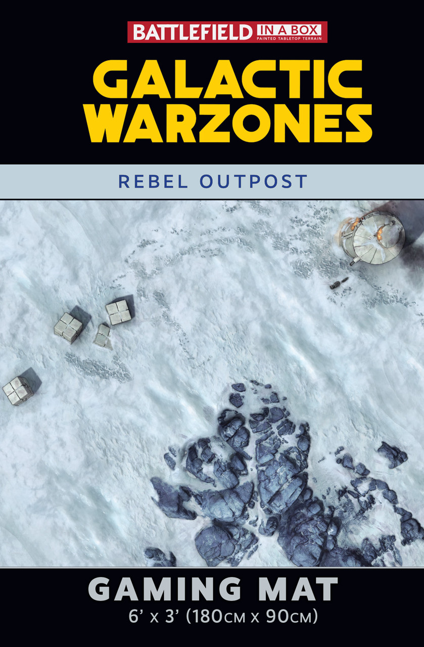 Galactic Warzones: Rebel Outpost Gaming Mat (6' x 3' Vinyl)