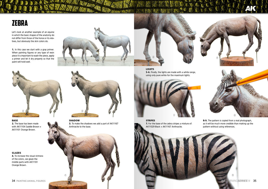 AK Interactive Learning Series #14 Painting Animal Figures