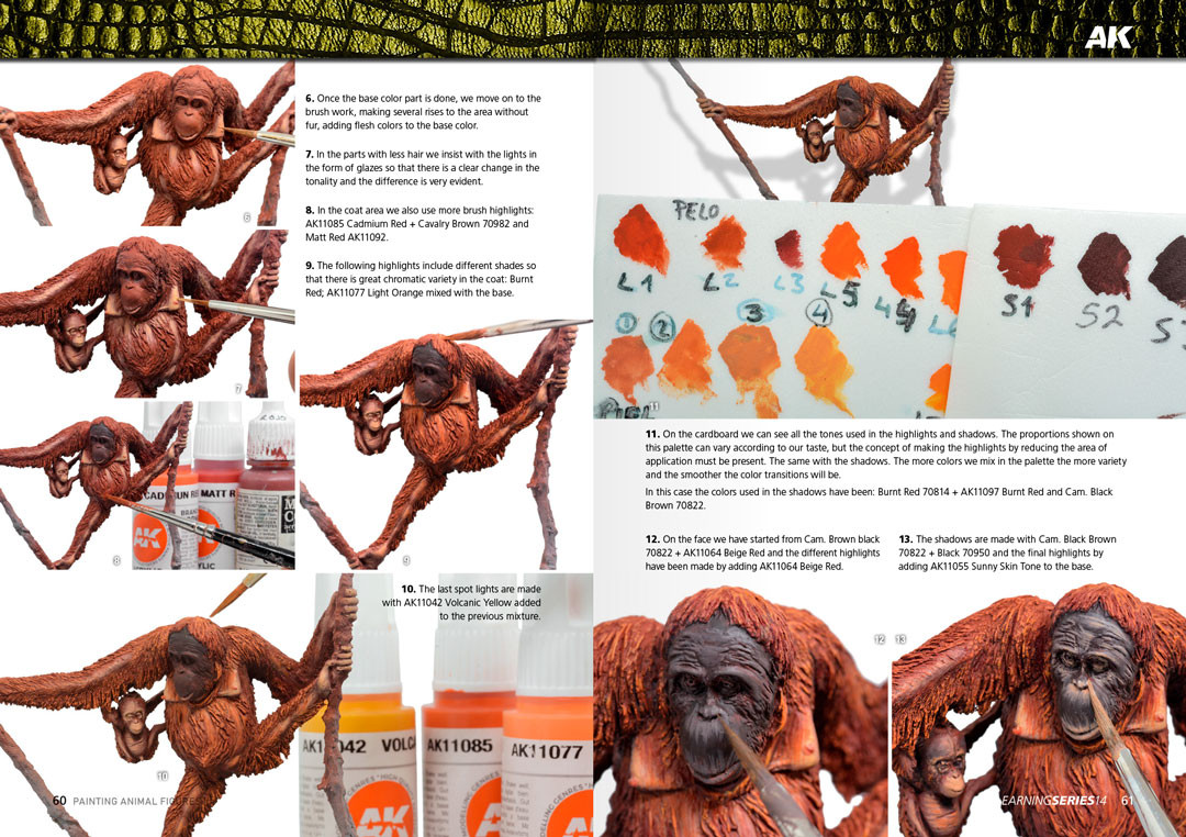 AK Interactive Learning Series #14 Painting Animal Figures