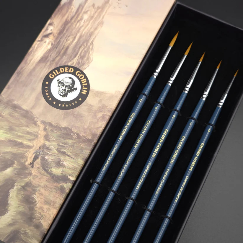 Ebonflame Crafted Synthetic Brush Set