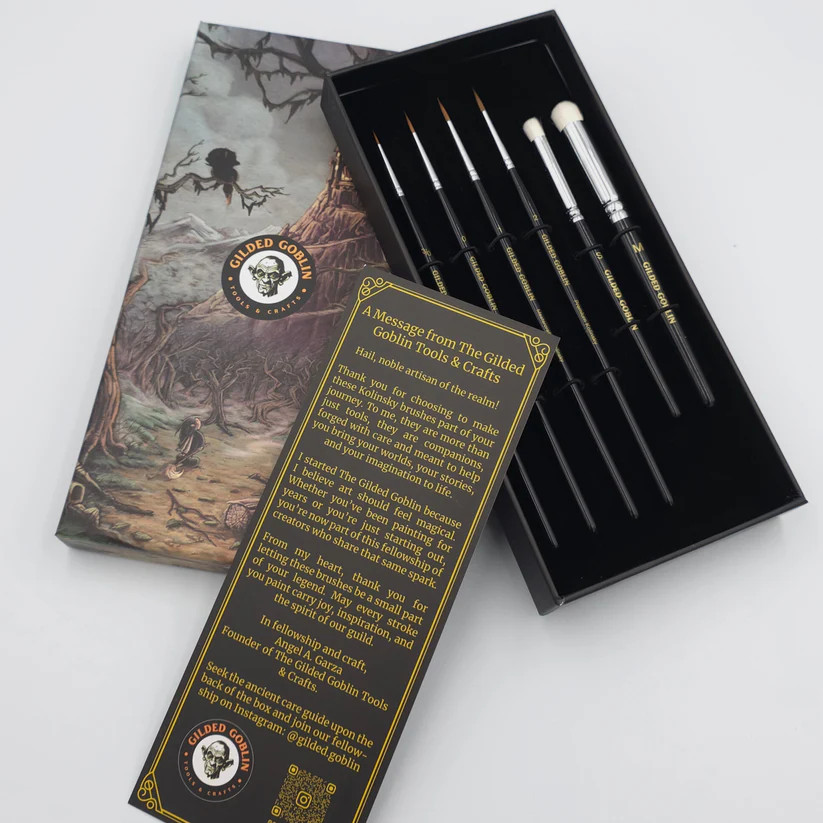 Eldrich Kolinsky Paint Brush Set