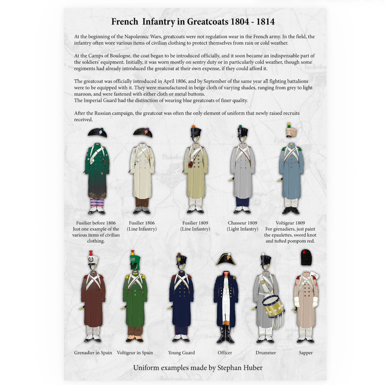 French Infantry in Greatcoats (1804-1814) - WAANW004