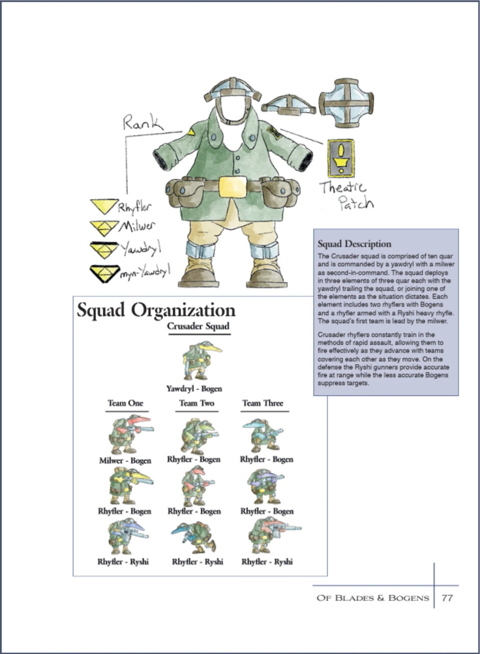 Quar: Clash of Rifles Hardcover Rulebook