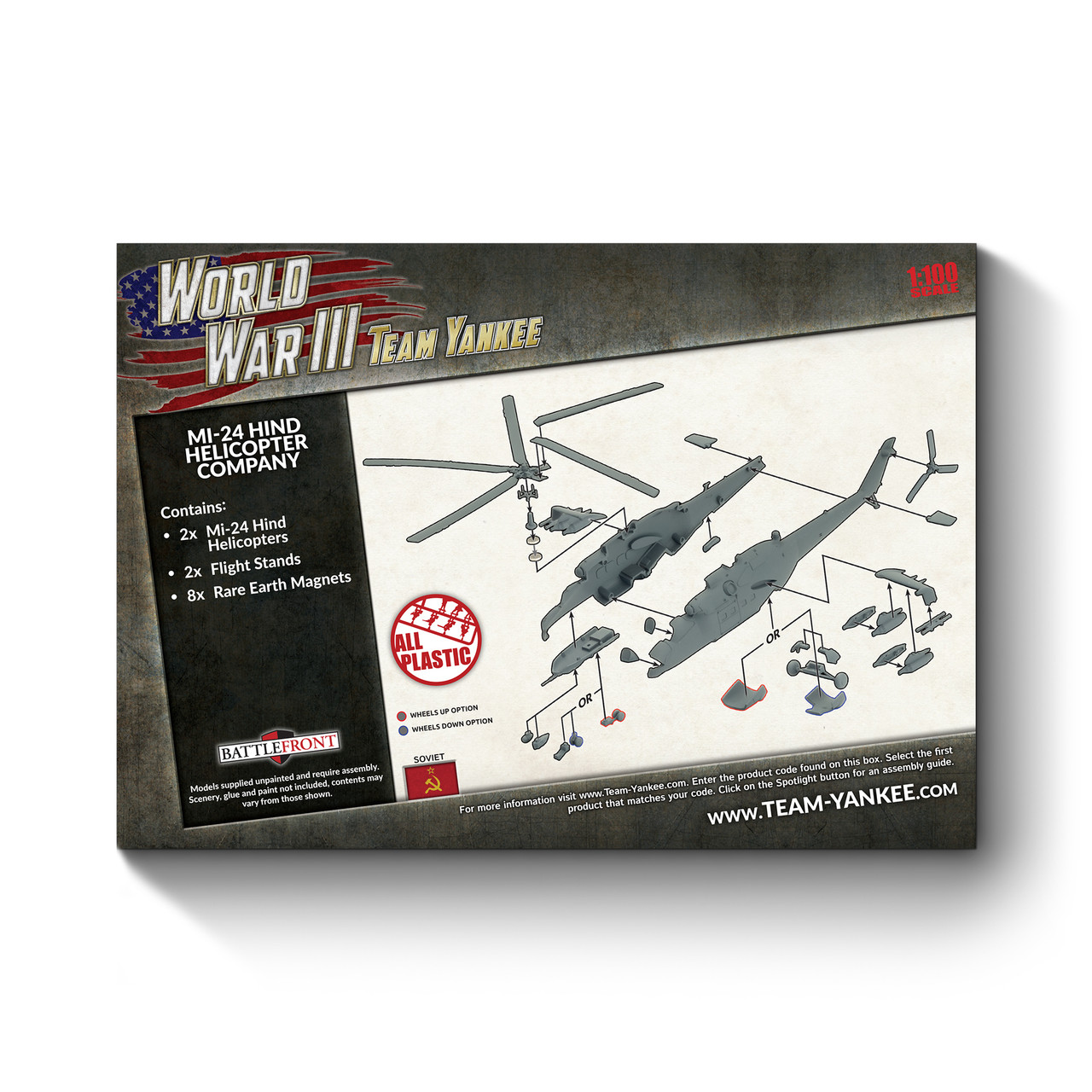 Team Yankee Soviet Mi-24 Hind Helicopter Company